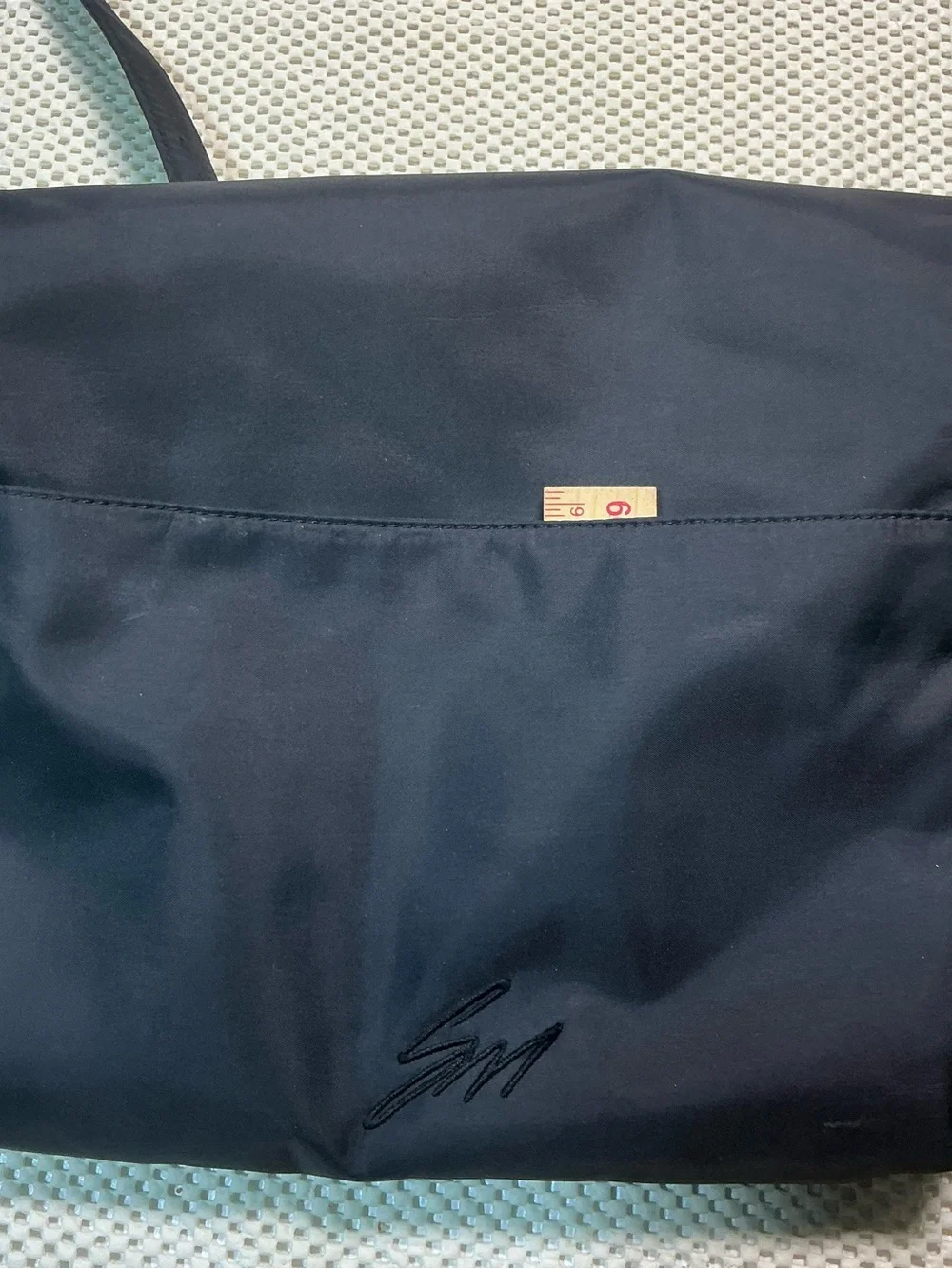 Stone Mountain Black Nylon Crossbody Organizer Purse Adjustable Strap